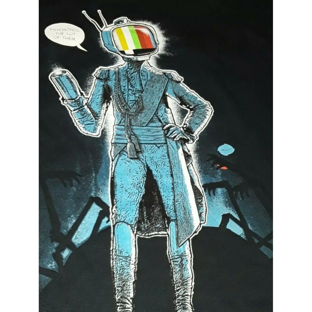 Nerd Block Graphic T shirt" Psychotics the lot of them " NWT Sz 4XL Rare HTF